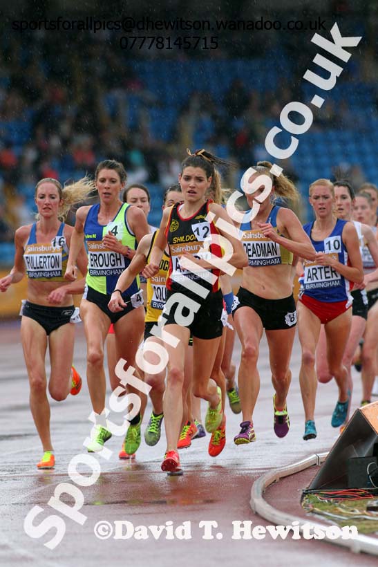 Womens 5000 metres, Sainsbury's British Champs, Alexander Stadium, Birmingham. Photo: David T. Hewitson/Sprts for All Pics